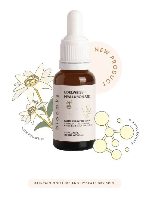 Tinh chất Bloomka Edelweiss + Hyaluronate Hydrating Facial Treatment Essence