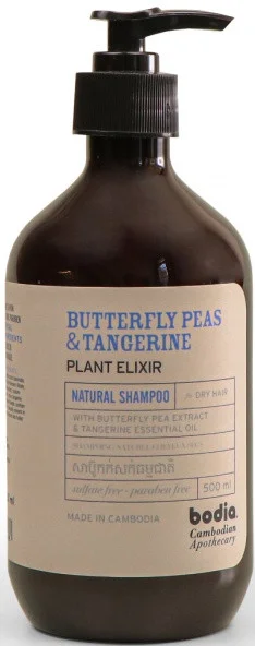 Bodia Shampoo – Butterfly Pea & Tangerine