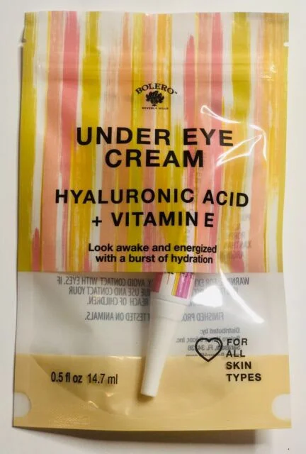 Bolero Beverly Hills Under Eye Cream Hyaluronic Acid+ Vitamin E