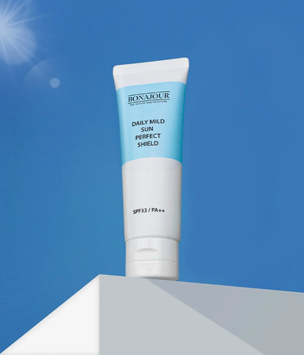Bonajour Daily Mild Sun Perfect Shield (100% Non-nano Physical Sunblock, SPF33/PA++)
