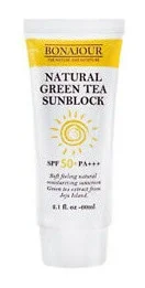 Bonajour Natural Green Tea Sunblock (SPF50/pa+++)
