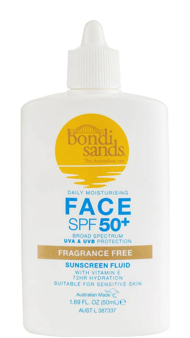 Kem chống nắng Bondi Sands SPF 50+ Fragrance Free 5 Star Face Fluid