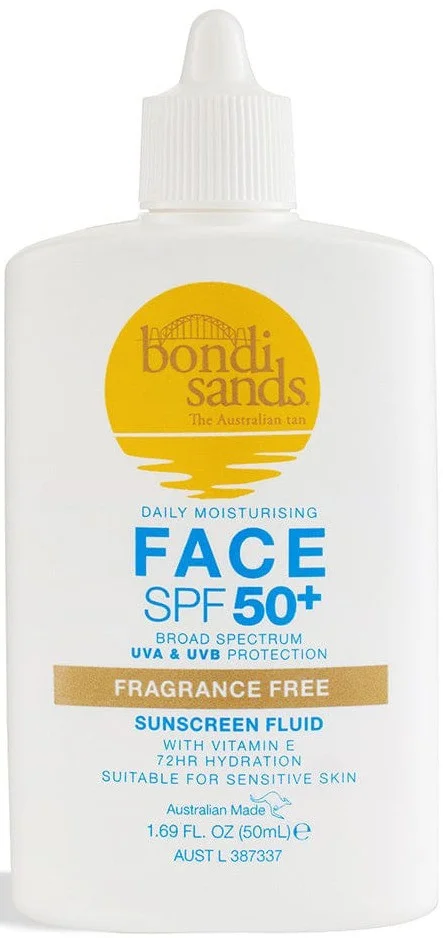 Kem chống nắng có màu Bondi Sands SPF 50+ Fragrance Free 5 Star Tinted Face Fluid