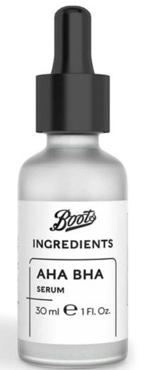 Thành phần Tinh chất Boots Ingredients AHA BHA Serum đầy đủ