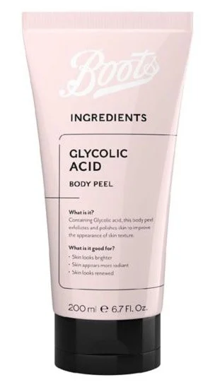 Boots Ingredients Glycolic Acid Body Peel