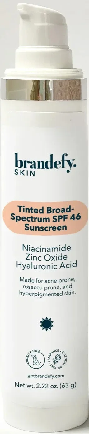 Brandefy Tinted Broad Spectrum SPF 46 Sunscreen