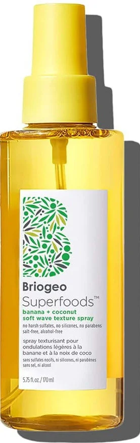 Dưỡng ẩm Briogeo Superfoods™ Banana + Coconut Hydrating Soft Wave Texture Spray