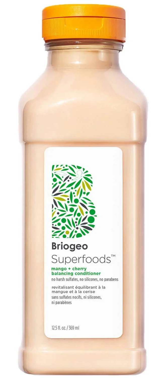 Dầu xả Briogeo Superfoods™ Superfoods Mango + Cherry Oil Control & Balancing Conditioner