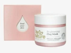 Mặt nạ By Nature Brightening Clay Mask With Pink Clay + Witch Hazel + Kawakawa Extract