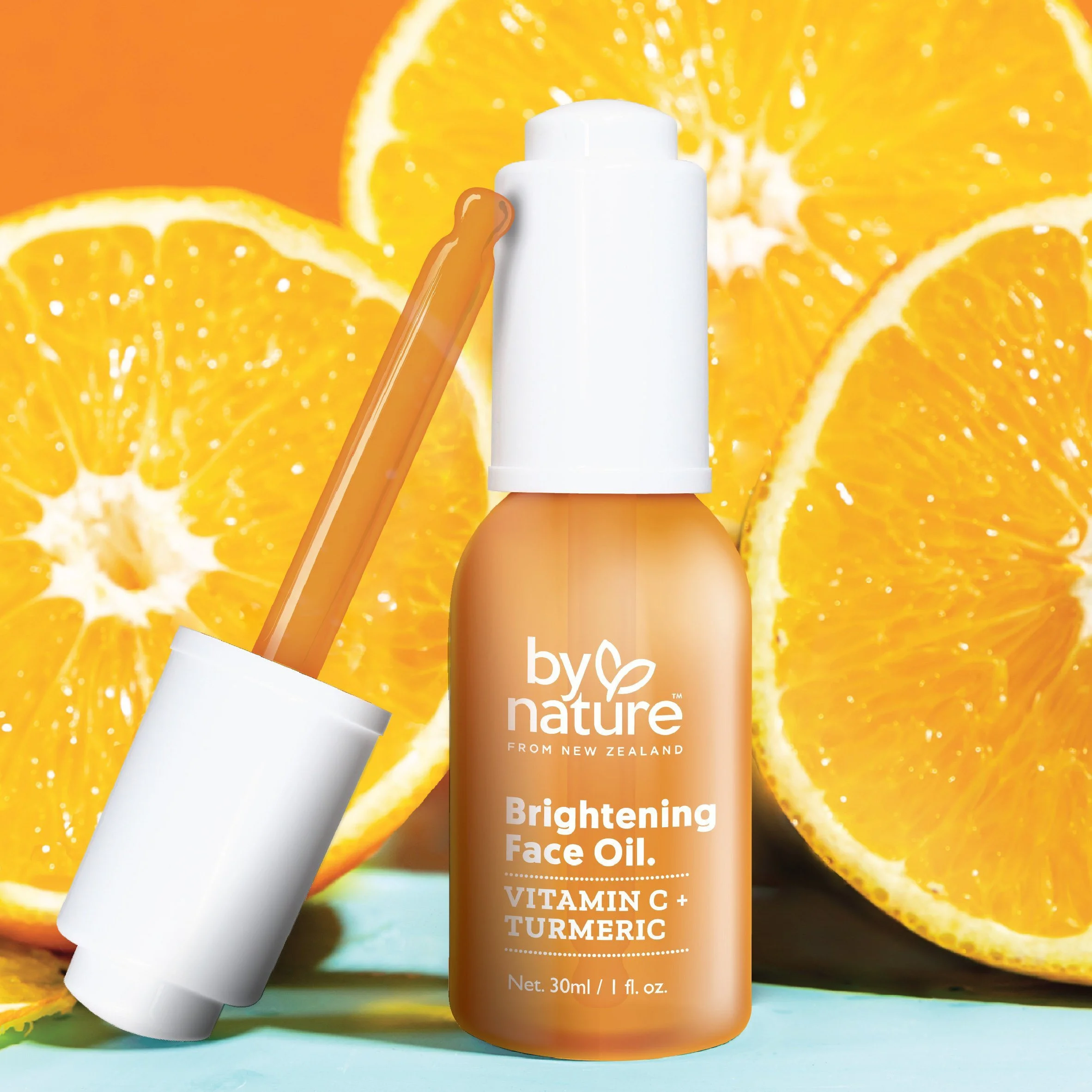 By Nature Brightening Face Oil With Vitamin C + Turmeric