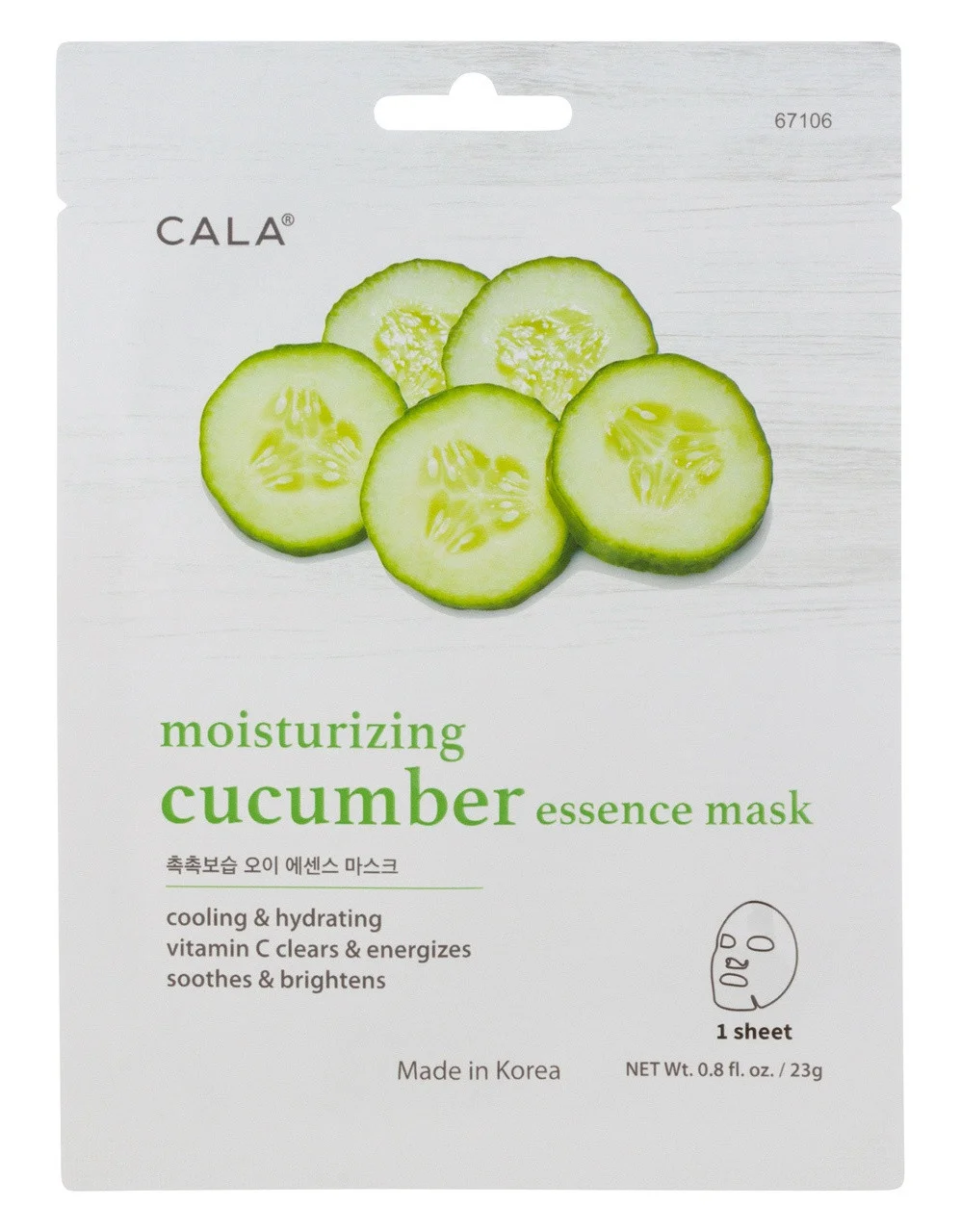Cala Essence Facial Mask: Cucumber