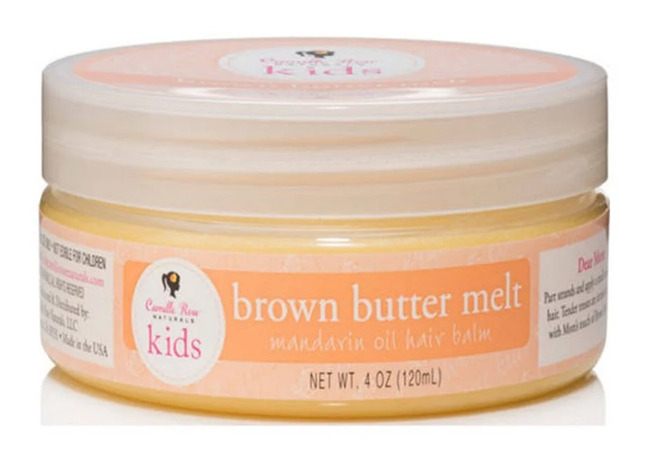 Camille Rose Naturals Kids Brown Butter Melt Mandarin Oil Hair Balm