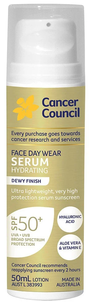 Tinh chất Cancer Council SPF 50+ Face Day Wear Serum