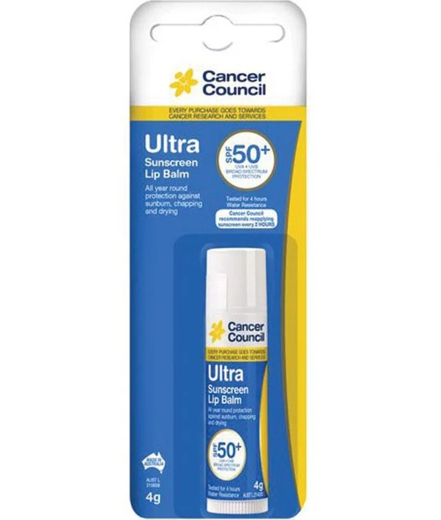 Cancer Council SPF 50+ Ultra Sunscreen Lip Balm