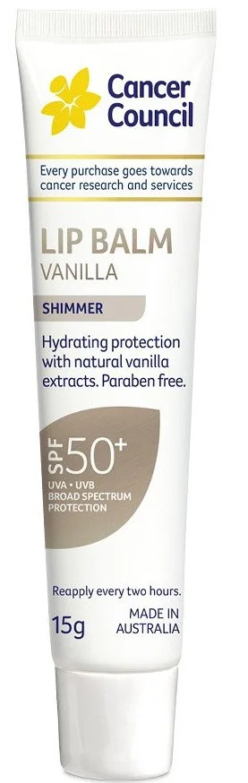 Cancer Council Vanilla Lip Balm SPF50+