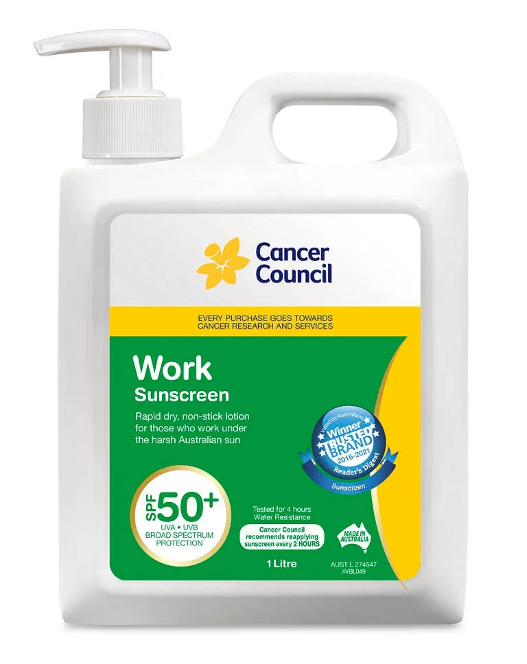 Kem chống nắng Cancer Council Work Sunscreen SPF50+