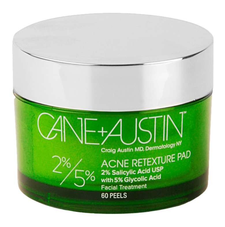 Ingredients list Cane + Austin Acne Retexture Pad 5 Glycolic