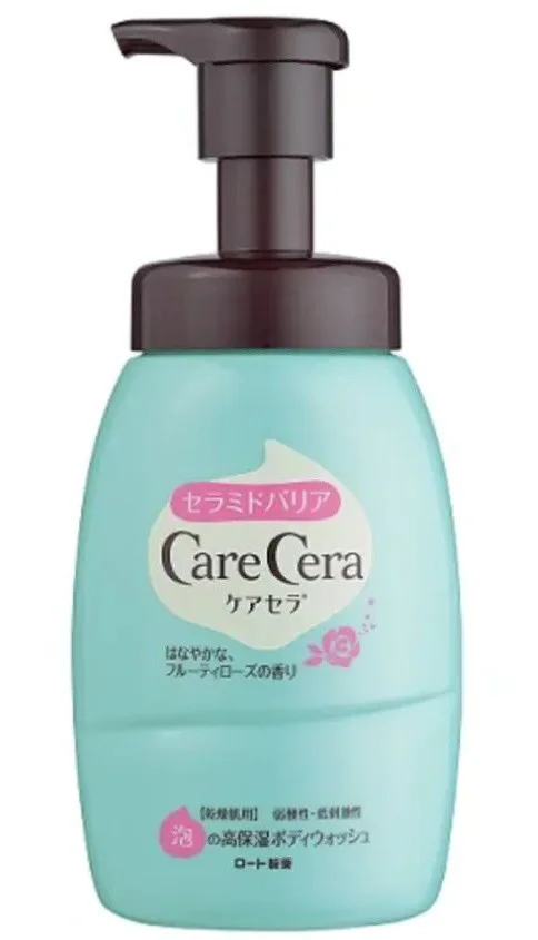 Care Cera Moisturizing Body Foam Wash Fruitty Rose
