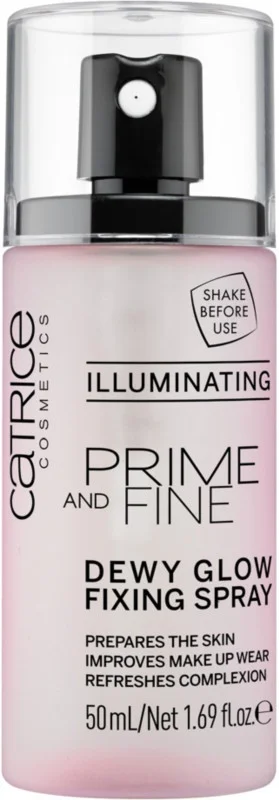 Xịt Catrice Prime And Fine Dewy Glow Finish Spray - Illuminating