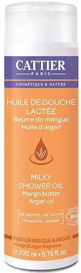 Cattier Paris Milky Shower Oil Mango Butter Argan Oil