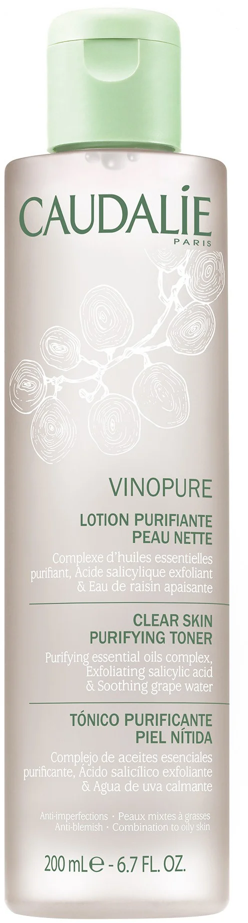 Caudalie Vinopure Clear Skin Purifying Toner