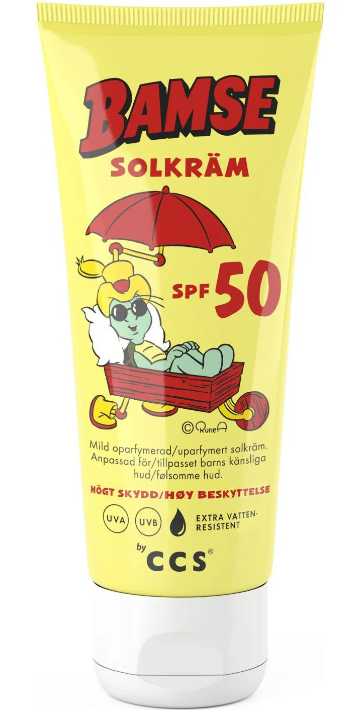 CCS Bamse Mild Solkräm Spf50