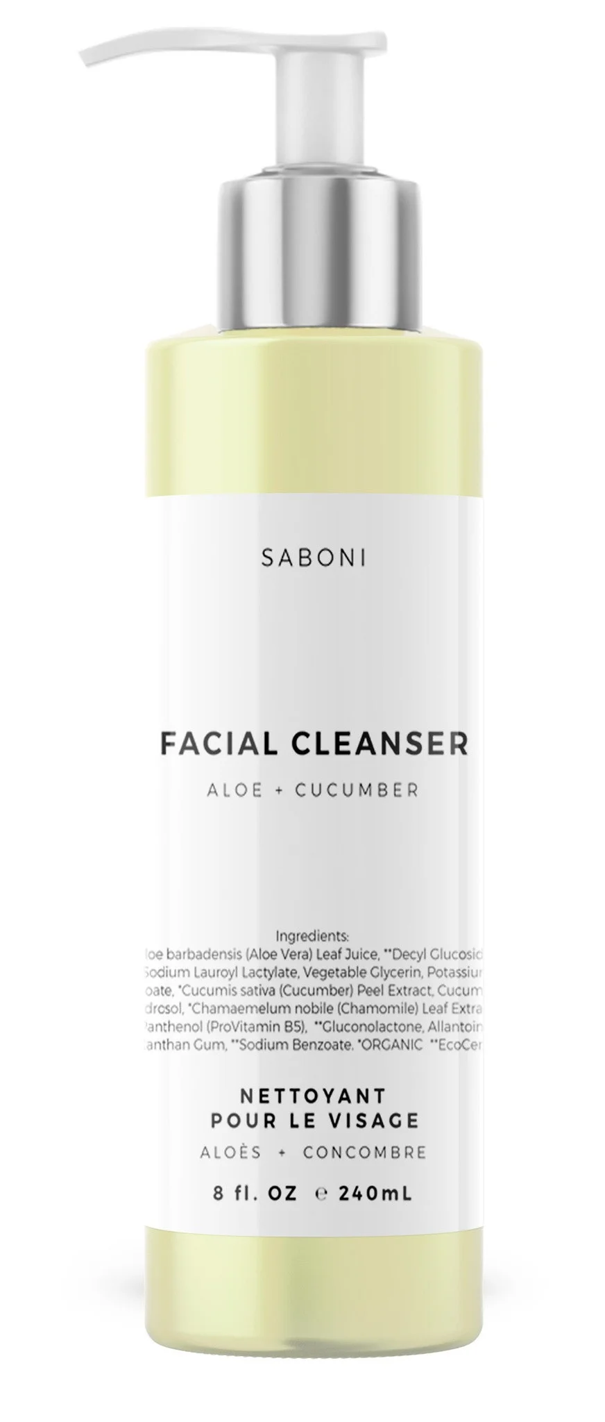 Sữa rửa mặt Cedar Creek Essentials Organic Aloe And Cucumber Foaming Face Wash