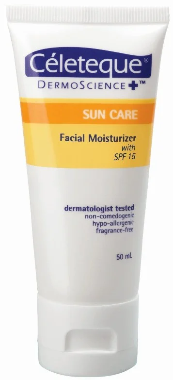 Kem dưỡng ẩm CELETEQUE DERMOSCIENCE Suncare Facial Moisturizer With Spf 15