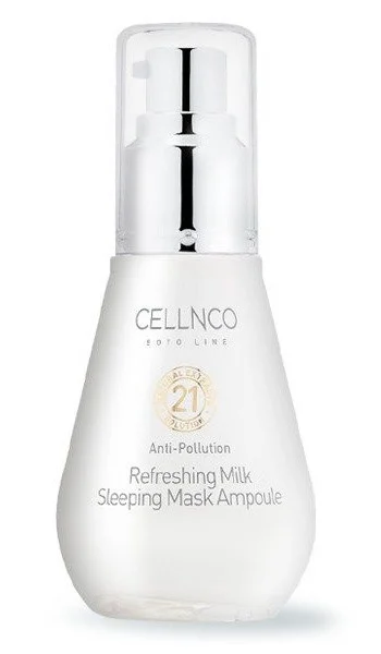 Cellnco Anti Pollution Refreshing Milk Sleeping Mask Ampoule