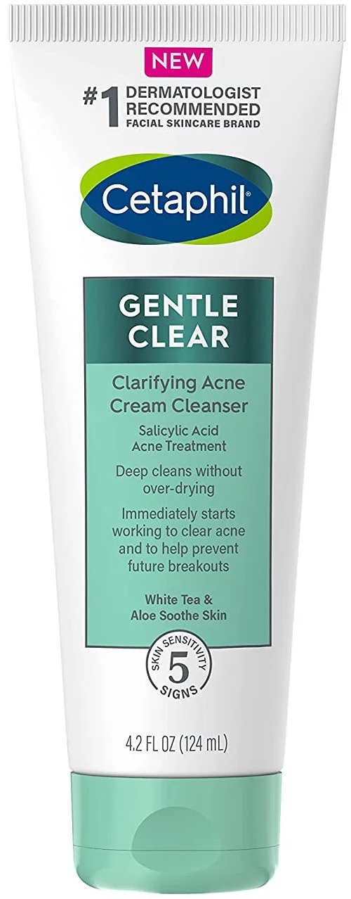 Cetaphil Gentle Clear Clarifying Acne Cream Cleanser