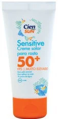 Cien Facial Sun Cream Ultra Sensitive FPS50+