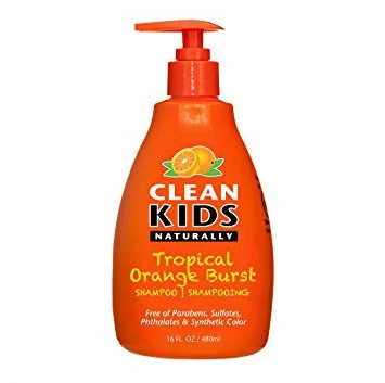 Clean Kids Naturally Tropical Orange Burst Shampoo