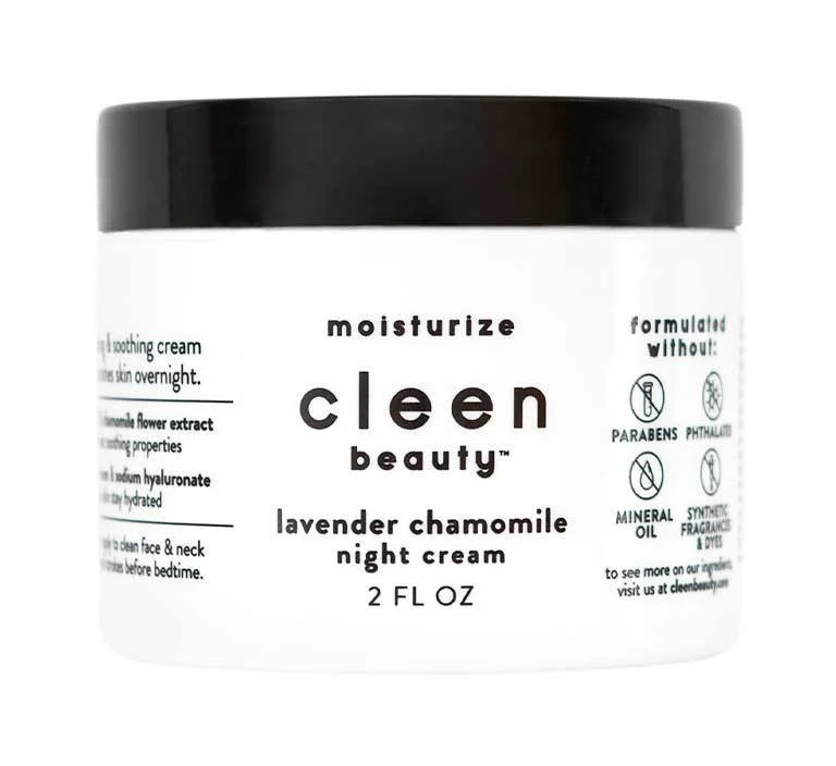 Cleen Beauty Lavender Chamomile Night Cream