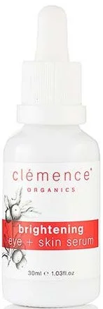 Tinh chất Clemence Organics Brightening Eye + Skin Serum