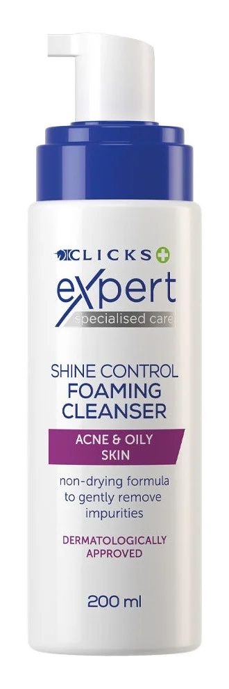 Sữa rửa mặt Clicks Expert Shine Control Foaming Cleanser