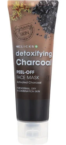 Clicks skincare collection Peel Off Mask Charcoal