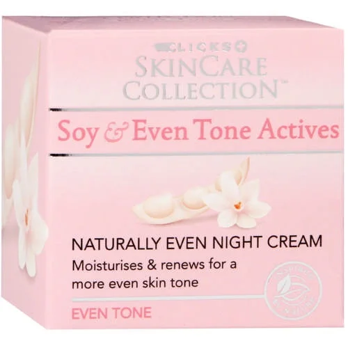 Clicks skincare collection Vitamin C & Even Tone Actives Naturally Even Night Cream