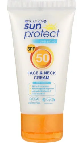 Clicks Sun Protect Sensitive SPF 50 Face & Neck Cream