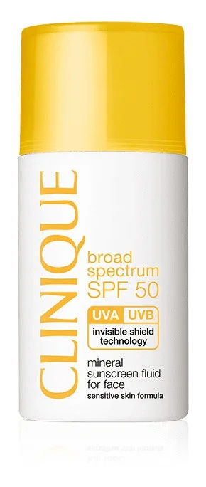 Clinique Spf50 Mineral Sunscreen Fluid for Face