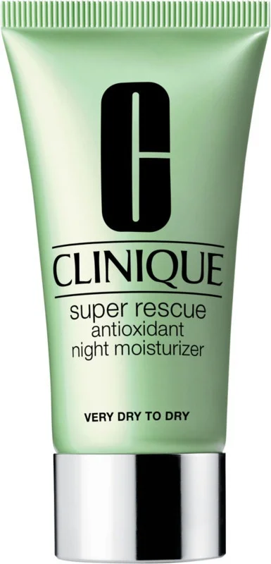 Clinique Super Rescue Antioxidant Night Moisturizer, For Very Dry To Dry Skin