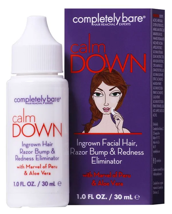 Completely Bare Calm Down Ingrown Hair, Razor Bump & Redness Eliminator