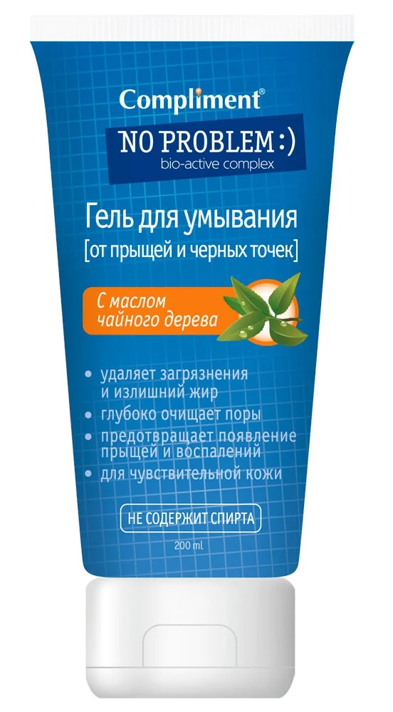Compliment No Problem Гель Для Умывания С Маслом Чайного Дерева
