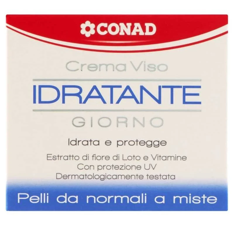 Conad Crema viso idratante giorno, pelli da normali a miste
