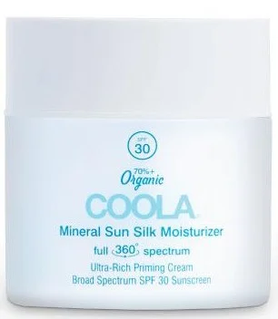 COOLA Full Spectrum 360° Mineral Sun Silk Moisturizer Organic Face Sunscreen SPF 30