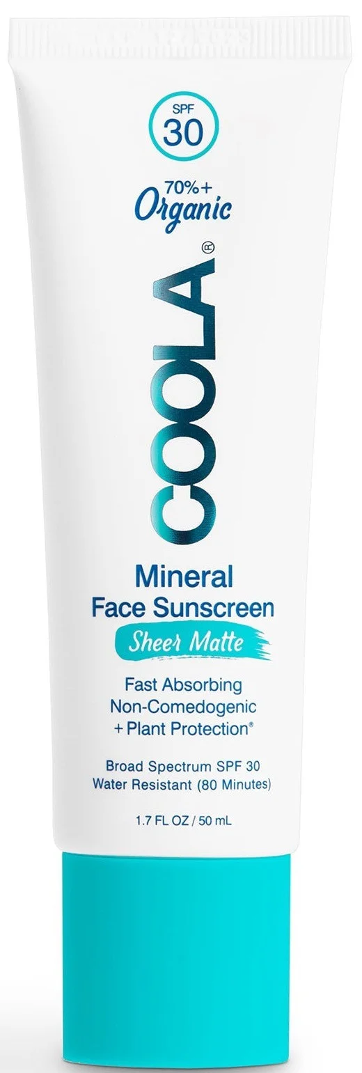 COOLA Mineral Face Sunscreen Lotion Sheer Matte SPF 30