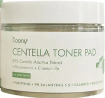 Nước hoa hồng Coony Centella Asiatica Toner Pad -89% Extracto De Centella Asiática De Alta Pureza