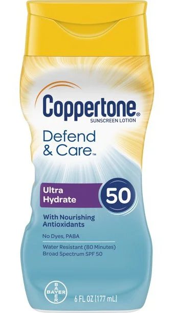 Sữa dưỡng Coppertone Defend & Care Ultra Hydrate Sunscreen Lotion Spf 50