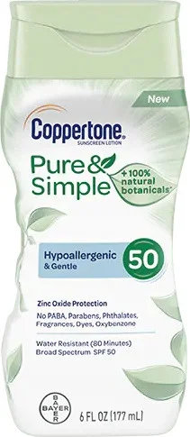 Sữa dưỡng Coppertone Pure & Simple Lotion Spf 50