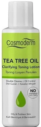 Cosmoderm Tea Tree Oil Clarifying Toning Lotion 100Ml
