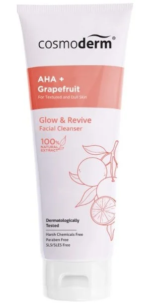 Cosmoderm Natural Glow And Revive Facial Cleanser